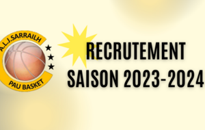 RECRUTEMENT - SAISON 2023-2024