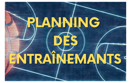 Planning des entraînements (Définitif)