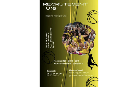 RECTRUTEMENT U18